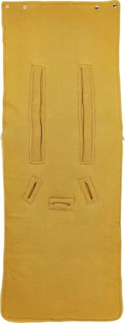 Meyco Buggy Voetenzak Knit Basic - Honey Gold -Aanbiedingen BIBS Winkel 467x1200 2