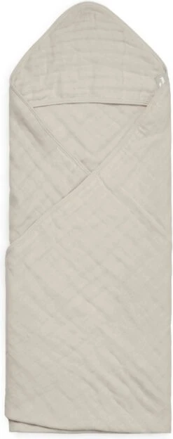 Jollein Badcape Wrinkled 75x75cm - Nougat -Aanbiedingen BIBS Winkel 475x1200