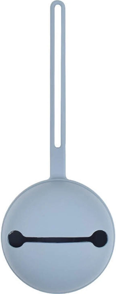 2 Stuks - Siliconen Speenhouder Baby - Blauw & Navy 4 2 Stuks - Siliconen Speenhouder Baby - Blauw & Navy - Afbeelding 4