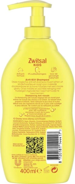 Zwitsal Kids Anti-Klit Shampoo - 6 X 400 Ml - Voordeelverpakking -Aanbiedingen BIBS Winkel 488x1200