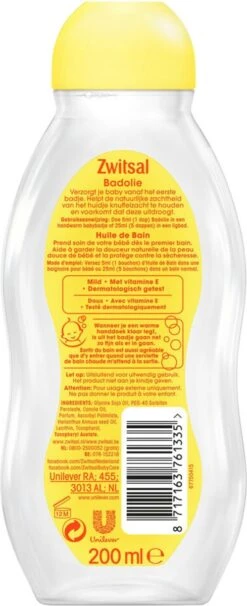 Zwitsal - Baby Badolie - 3 X 200ml - Voordeelpack 5 Zwitsal - Baby Badolie - 3 X 200ml - Voordeelpack -Aanbiedingen BIBS Winkel 489x1200 3