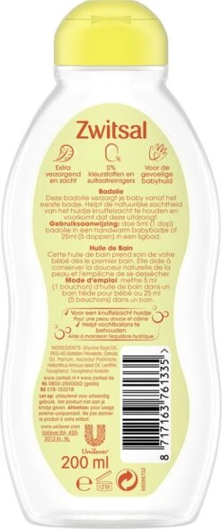 6x Zwitsal Badolie 200 Ml -Aanbiedingen BIBS Winkel 505x1200 3