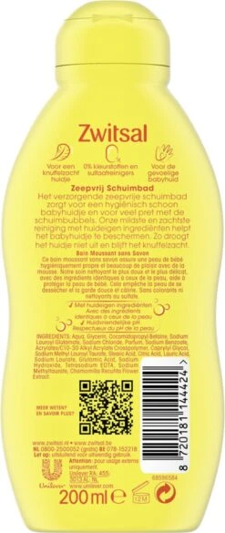 Zwitsal Bad - Schuimbad Zeepvrij - 200 Ml -Aanbiedingen BIBS Winkel 507x1200 4