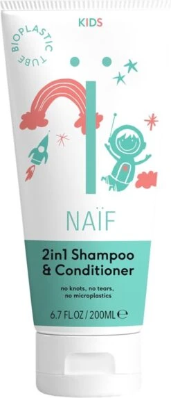 Naïf 2 In 1 Shampoo & Conditioner - Kids - 200ml - Met Natuurlijke Ingrediënten -Aanbiedingen BIBS Winkel 517x1200 2