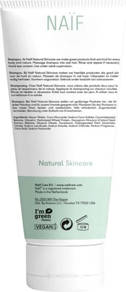 Naïf Verzorgende Shampoo - Baby En Kind - 200ml - Met Natuurlijke Ingrediënten -Aanbiedingen BIBS Winkel 518x1200 1