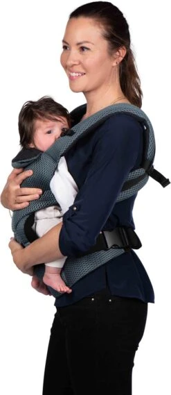 Dooky Ergonomische Draagzak Urban Comfort Green Emerald -Aanbiedingen BIBS Winkel 521x1200 1