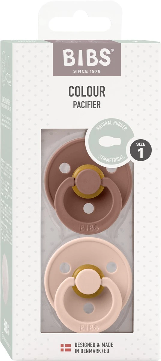 Blisters Bibs Fopspenen Symmetrical 0-6 Maanden| Set 4 Stuks| Mauve, Fossil Grey, Woodchuck, Blush| + Monkiezz Speenzakje| Symmetrisch| Maat 1 3 Blisters Bibs Fopspenen Symmetrical 0-6 Maanden| Set 4 Stuks| Mauve, Fossil Grey, Woodchuck, Blush| + Monkiezz Speenzakje| Symmetrisch| Maat 1 - Afbeelding 3