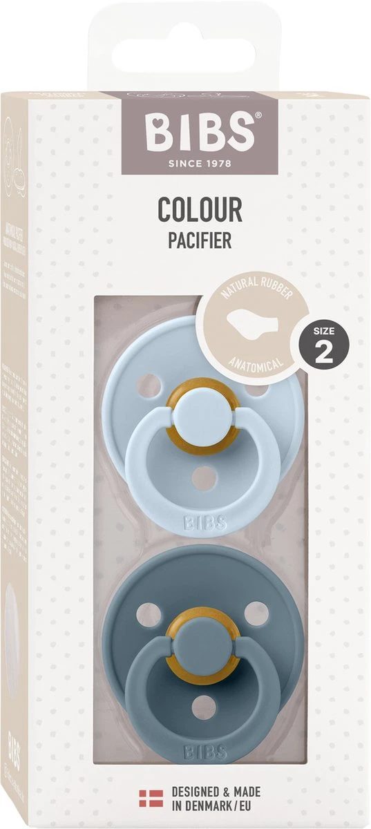 Blisters Bibs Dental Fopspenen Anatomical 6-18 Maanden| Set 4 Stuks|Sand, Iron, Baby Blue, Petrol| + Monkiezz Speenzakje| Orthodontisch| Anatomisch| Maat 2 2 Blisters Bibs Dental Fopspenen Anatomical 6-18 Maanden| Set 4 Stuks|Sand, Iron, Baby Blue, Petrol| + Monkiezz Speenzakje| Orthodontisch| Anatomisch| Maat 2 - Afbeelding 2