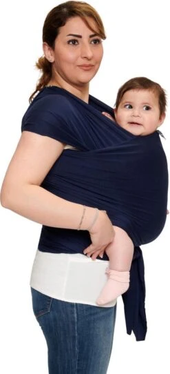 Baby Garden Draagdoek Donkerblauw - Ergonomisch - Original - Gratis Slabbetje -Aanbiedingen BIBS Winkel 547x1200 1