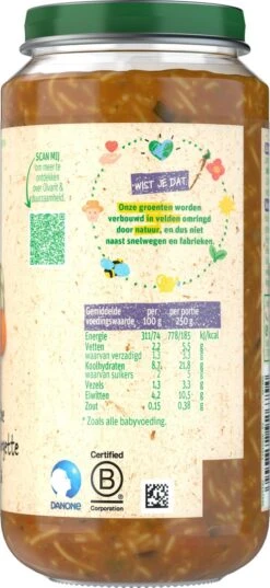 Olvarit 15m09 Vegetarische Pasta Courgette Mozzarella 6x250g -Aanbiedingen BIBS Winkel 552x1200 11