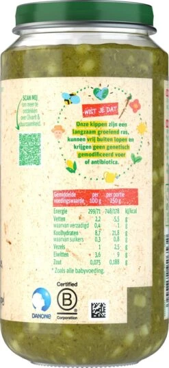 Olvarit 12m07 Spinazie Kip Aardappel 6x250g -Aanbiedingen BIBS Winkel 552x1200 13
