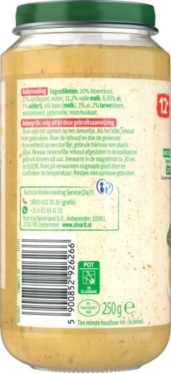 Olvarit 12m04 Bloemkool Aardappel Ei 6x250g -Aanbiedingen BIBS Winkel 552x1200 3