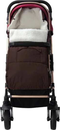 Monzana Voetenzak - Voor Kinderwagen Of Stoeltje - 93x56cm Bruin -Aanbiedingen BIBS Winkel 557x1200 2