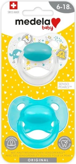 Medela Baby Fopspeen Original Hoge Acceptatie Orthdontisch Ergonomische Vorm - Turquoise Blauw - 6-18 Maanden - 2 Stuks 23 Medela Baby Fopspeen Original Hoge Acceptatie Orthdontisch Ergonomische Vorm - Turquoise Blauw - 6-18 Maanden - 2 Stuks -Aanbiedingen BIBS Winkel 559x1200 7