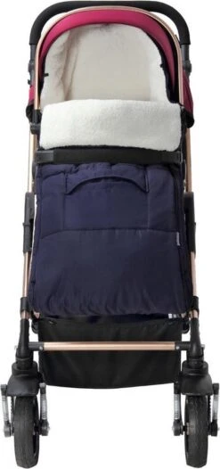 Monzana Voetenzak - Voor Kinderwagen Of Stoeltje - 93x56cm Donkerblauw -Aanbiedingen BIBS Winkel 563x1200 3
