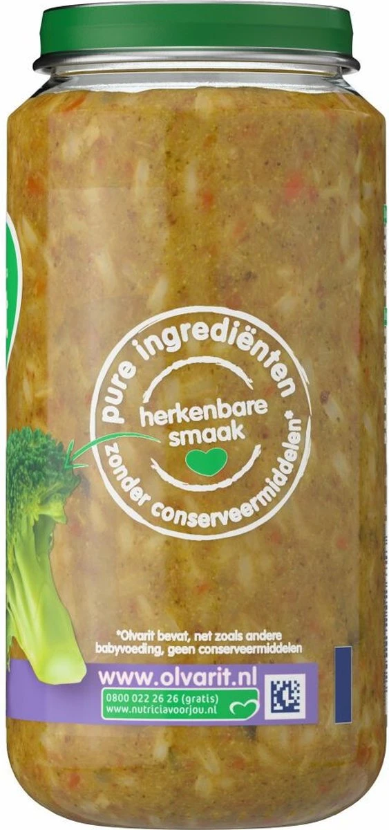 Olvarit 15m05 Brocolli Rundvlees Rijst 6x250g 2 Olvarit 15m05 Brocolli Rundvlees Rijst 6x250g - Afbeelding 2
