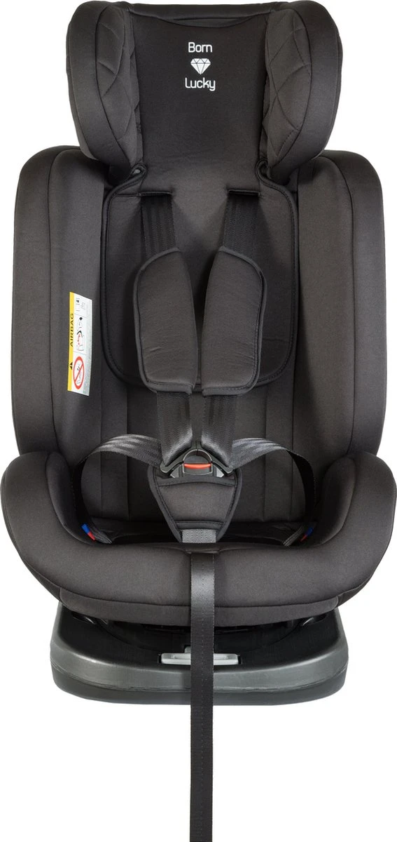 Born Lucky Meegroei Autostoel Roadline SPS ISOFIX - Groep 0/1/2/3 - 360° Draaibaar - Zwart 4 Born Lucky Meegroei Autostoel Roadline SPS ISOFIX - Groep 0/1/2/3 - 360° Draaibaar - Zwart - Afbeelding 4