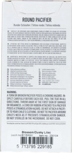 BiBS - Boheme Pacifier - Stage 1 Fopspeen - 2 Stuks - Blossom / Dusky Lilac -Aanbiedingen BIBS Winkel 567x1200 4