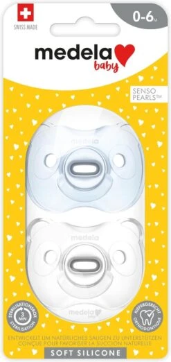 Medela Baby Fopspeen Soft Silicone Superzacht Lichtgewicht Eendelig - Soft Blue - 0-6 Maanden - 2 Stuks -Aanbiedingen BIBS Winkel 568x1200 7