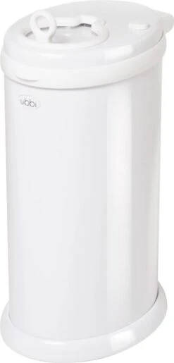 Ubbi® Ubbi Luieremmer - Wit - Metaal - Geurloos - Geen Navulcassettes Nodig -Aanbiedingen BIBS Winkel 576x1200 1