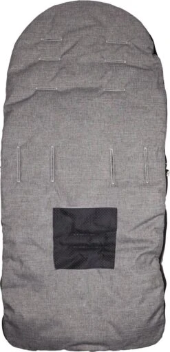 Ding Universele Voetenzak Voor Buggy & Kinderwagen - Grijs -Aanbiedingen BIBS Winkel 580x1200 2