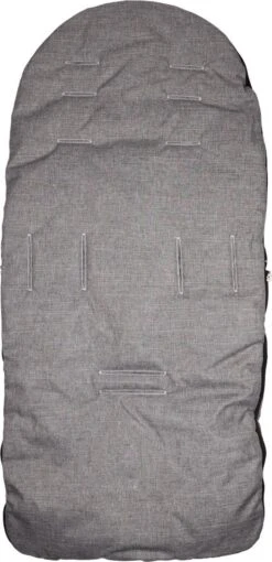 Ding Universele Voetenzak Voor Buggy & Kinderwagen - Grijs -Aanbiedingen BIBS Winkel 581x1200 3