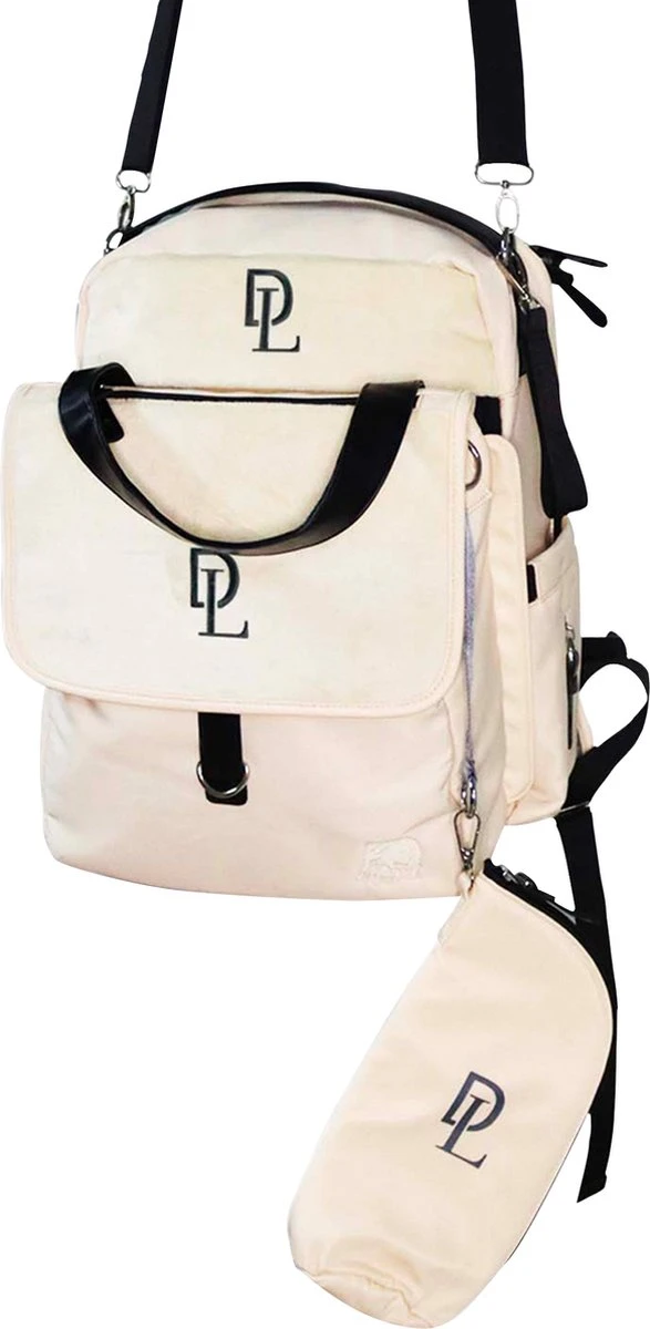 Deryan Luiertas Rugzak Met Verschoonmatje - Inclusief Flessenwarmhouder - Kinderwagenhaken En Isoleervak - Cream 4 Deryan Luiertas Rugzak Met Verschoonmatje - Inclusief Flessenwarmhouder - Kinderwagenhaken En Isoleervak - Cream - Afbeelding 4