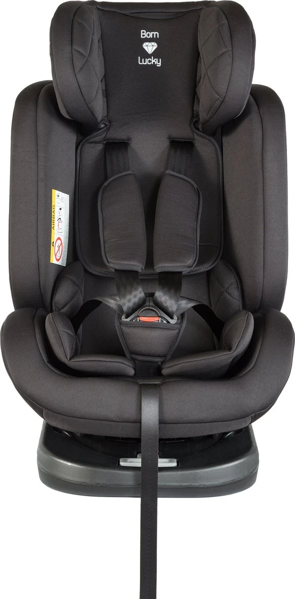 Born Lucky Meegroei Autostoel Roadline SPS ISOFIX - Groep 0/1/2/3 - 360° Draaibaar - Zwart 5 Born Lucky Meegroei Autostoel Roadline SPS ISOFIX - Groep 0/1/2/3 - 360° Draaibaar - Zwart - Afbeelding 5