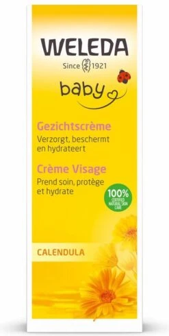 Weleda Baby Calendula Gezichtscrème -Aanbiedingen BIBS Winkel 605x1200