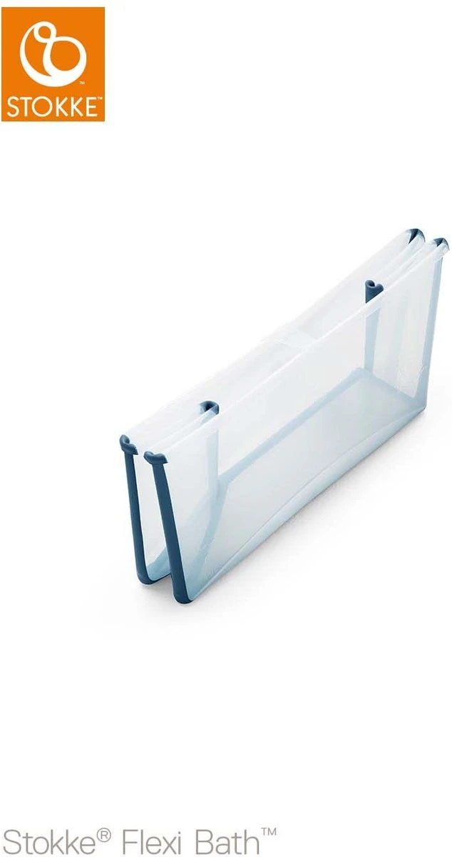 Stokke® Flexi Bath® Transparent Blue 3 Stokke® Flexi Bath® Transparent Blue - Afbeelding 3