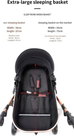 Merkloos Luxe Multi-functionele 3 In 1 Wandelwagen - Babywagen - Kwalitatieve Buggy - Opklapbare Kinderwagen - Licht En Flexibel 20 Merkloos Luxe Multi-functionele 3 In 1 Wandelwagen - Babywagen - Kwalitatieve Buggy - Opklapbare Kinderwagen - Licht En Flexibel -Aanbiedingen BIBS Winkel 653x1200 4