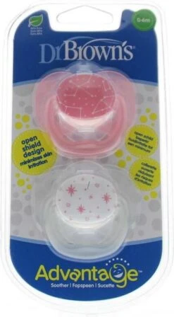 Dr. Brown's Advantage Fopspeen - Fase 1 - Roze - 2 Stuks -Aanbiedingen BIBS Winkel 661x1200 12