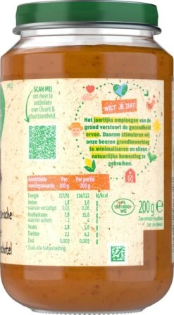 Olvarit 6m02 Vegetarische Bruine Bonenschotel 6x200g -Aanbiedingen BIBS Winkel 663x1200 36