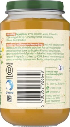 Olvarit 6m09 Pompoen Kip Aardappel 6x200g 15 Olvarit 6m09 Pompoen Kip Aardappel 6x200g -Aanbiedingen BIBS Winkel 664x1200 10