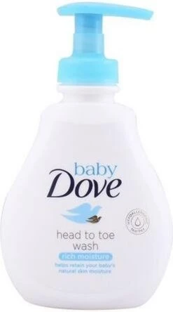 Dove - Baby (Head To Toe Wash Rich Moisture ) Body (Head To Toe Wash Rich Moisture ) Baby (Head To Toe Wash Rich Moisture ) - 200ml -Aanbiedingen BIBS Winkel 668x1200