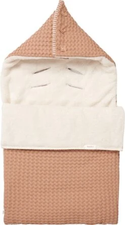 Koeka Oslo Voetenzak Autostoel 0+ 3 Punts - Lichtbruin - Wit