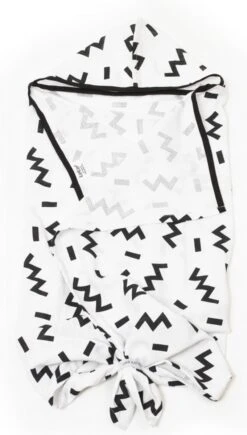 KipKep Blenker Hydrofiele Badcape - Maat 100x70cm - Memphis White -Aanbiedingen BIBS Winkel 681x1200 2