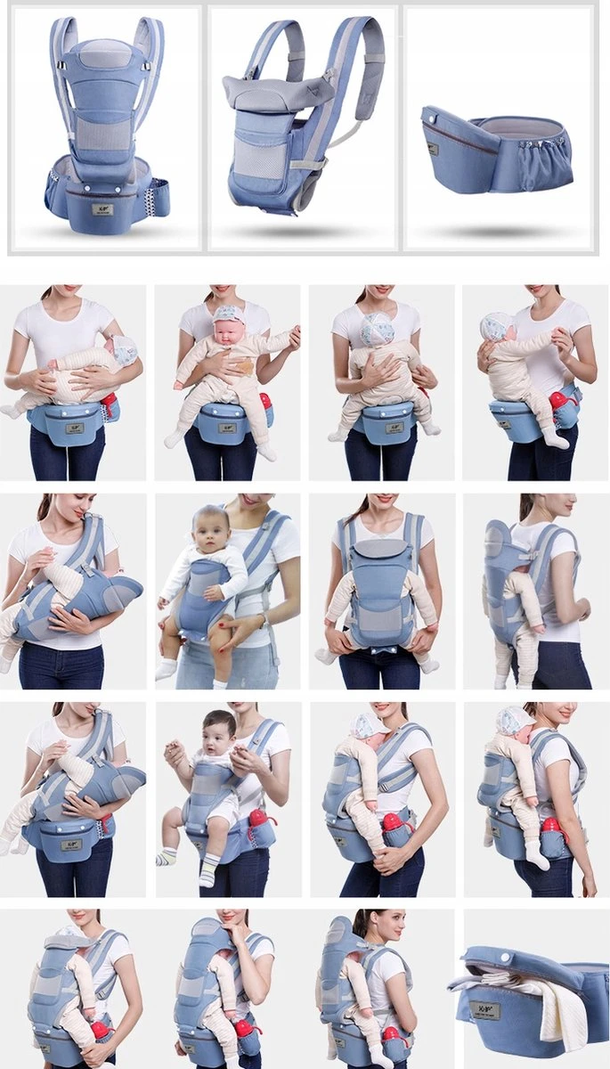 Merkloos Ergonomische Babydraagzak - 15 In 1 - Donkerblauw - 0 Tot 48 Maanden - Babydrager -Buikdrager En Rugdrager - Baby Draagzak - Ergonomisch - Heupdrager 6 Merkloos Ergonomische Babydraagzak - 15 In 1 - Donkerblauw - 0 Tot 48 Maanden - Babydrager -Buikdrager En Rugdrager - Baby Draagzak - Ergonomisch - Heupdrager - Afbeelding 6