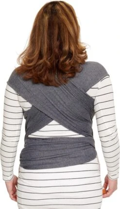 Baby Garden Draagdoek Grijs - Ergonomisch - Original - Inclusief Slabbetje -Aanbiedingen BIBS Winkel 690x1200 7