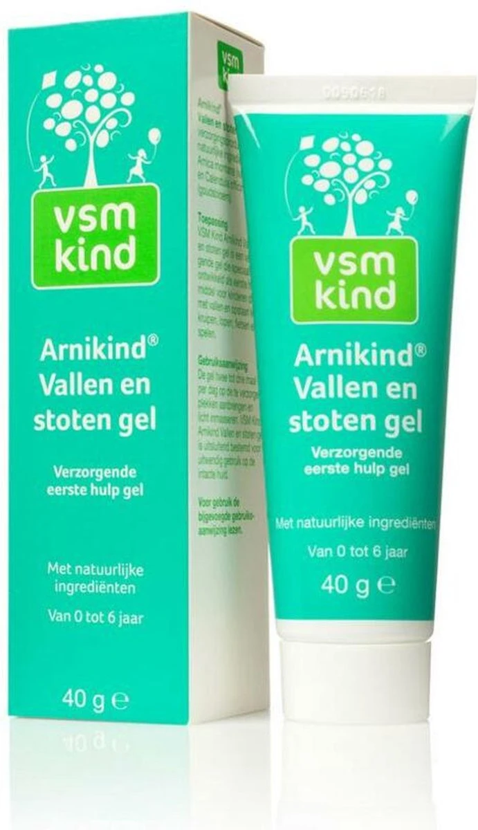 VSM Kind - Arnikind - Vallen En Stoten Gel - 40gr 9 VSM Kind - Arnikind - Vallen En Stoten Gel - 40gr - Afbeelding 9