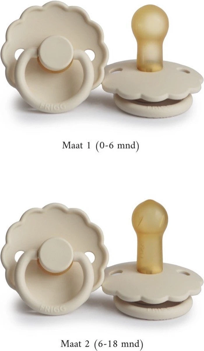 Frigg Fopspeen - Maat 2 6-18 Maanden - 1 Stuk - Daisy - Baked Clay 16 Frigg Fopspeen - Maat 2 6-18 Maanden - 1 Stuk - Daisy - Baked Clay - Afbeelding 16