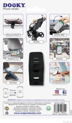 Dooky Telefoonhouder Smartphone Telefoon Houder 360* Rotatie Universeel Kinderwagen Fiets Zwart 22 Dooky Telefoonhouder Smartphone Telefoon Houder 360* Rotatie Universeel Kinderwagen Fiets Zwart -Aanbiedingen BIBS Winkel 701x1200 5