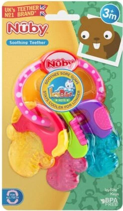 Nûby - IcyBite Koelbijtsleutels - Roze - 3m+ 7 Nûby - IcyBite Koelbijtsleutels - Roze - 3m+ -Aanbiedingen BIBS Winkel 704x1200 3