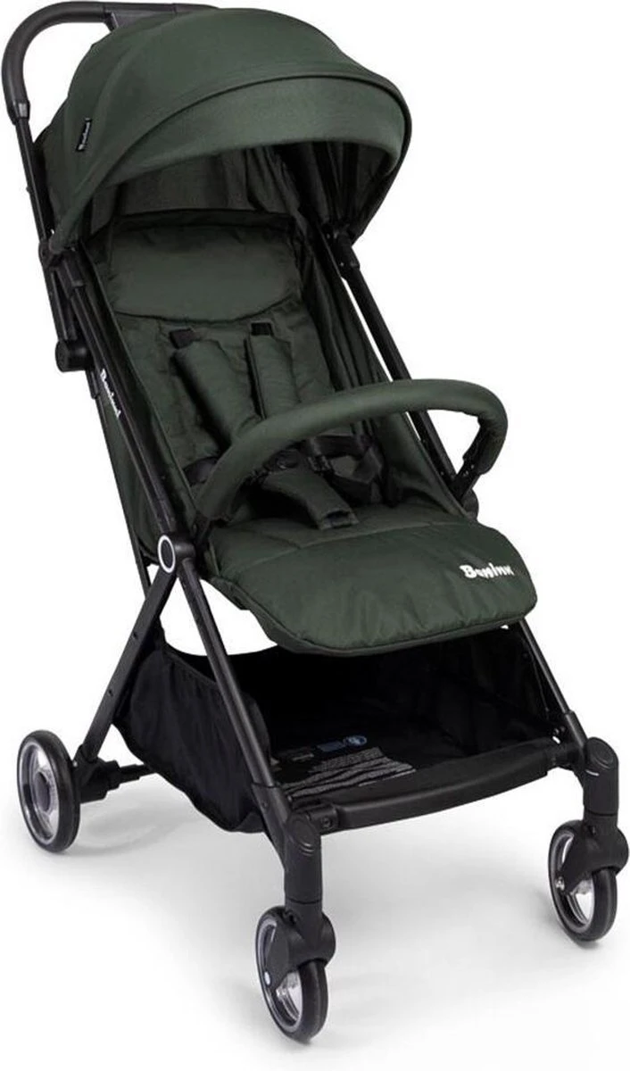 Baninni Automatisch Inklapbare Wandelwagen Vigo Groen 2 Baninni Automatisch Inklapbare Wandelwagen Vigo Groen - Afbeelding 2