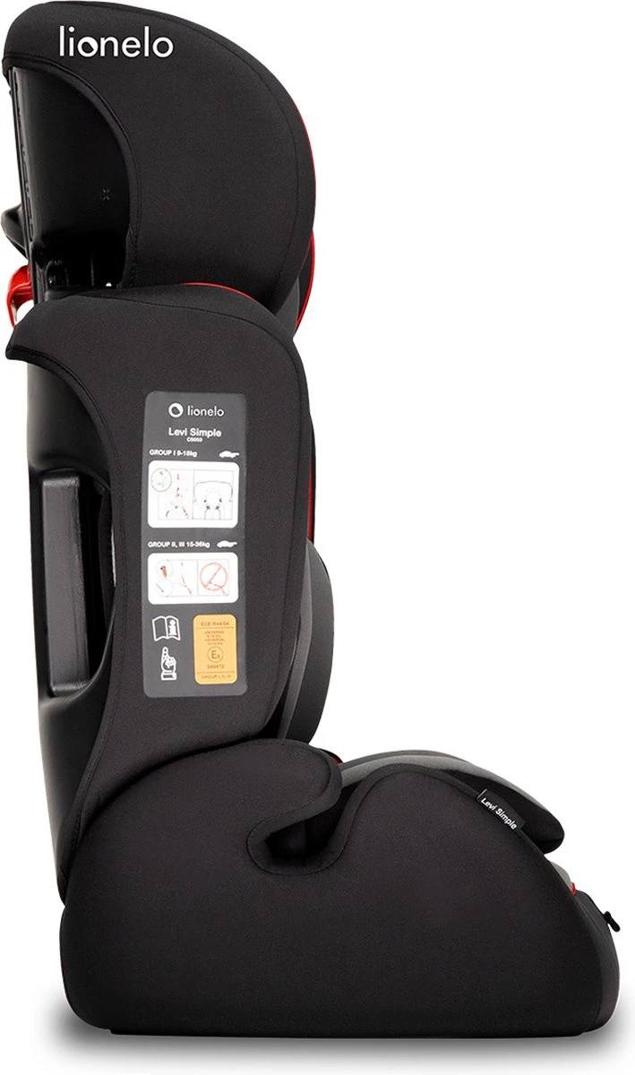 Lionelo Levi Simple - Autostoeltje - 5-punts Gordel - Wasbare Dri-Seat - Tot 36kg 6 Lionelo Levi Simple - Autostoeltje - 5-punts Gordel - Wasbare Dri-Seat - Tot 36kg - Afbeelding 6