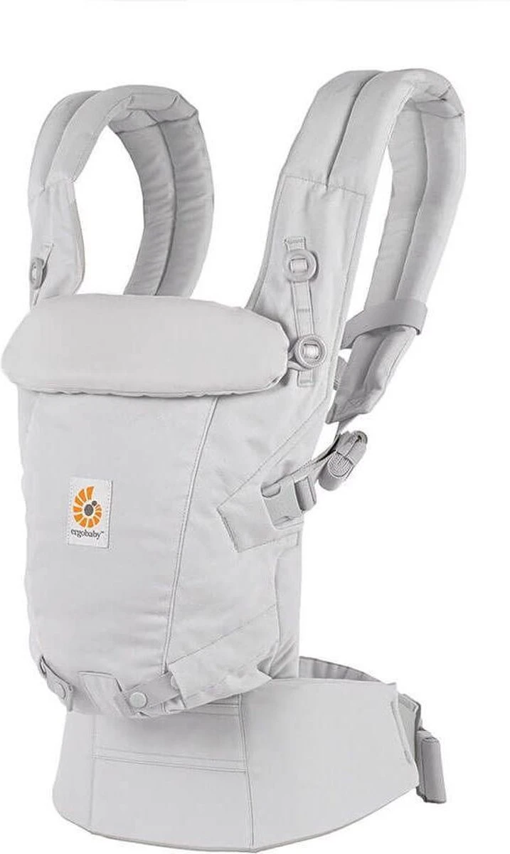 Ergobaby Babydraagzak Adapt SoftTouch™ Cotton - Pearl Grey 1 Ergobaby Babydraagzak Adapt SoftTouch™ Cotton - Pearl Grey