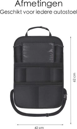 Flokoo Autostoel Organizer Voor Kinderen - Opbergsysteem Auto - Zwart -Aanbiedingen BIBS Winkel 719x1200 1