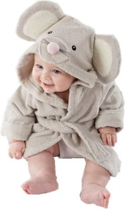 Baby Badjas - Muis- 1 Tot 2 Jaar - One Size