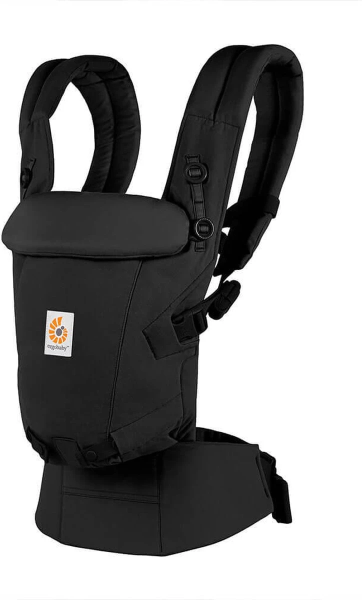 Ergobaby Draagzak Adapt - Soft Touch Cotton - Onyx Black 1 Ergobaby Draagzak Adapt - Soft Touch Cotton - Onyx Black
