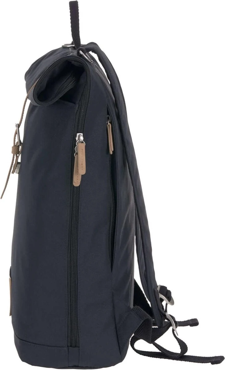 LÄSSIG Luiertas Rolltop Backpack Rugzak Incl Verschoningsmatje - Nacht Blauw 2 LÄSSIG Luiertas Rolltop Backpack Rugzak Incl Verschoningsmatje - Nacht Blauw - Afbeelding 2